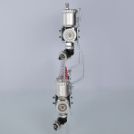 Коллекторная группа с расходомерами и термостатическими клапанами, 5 выходов,  VTc.596.EMNX